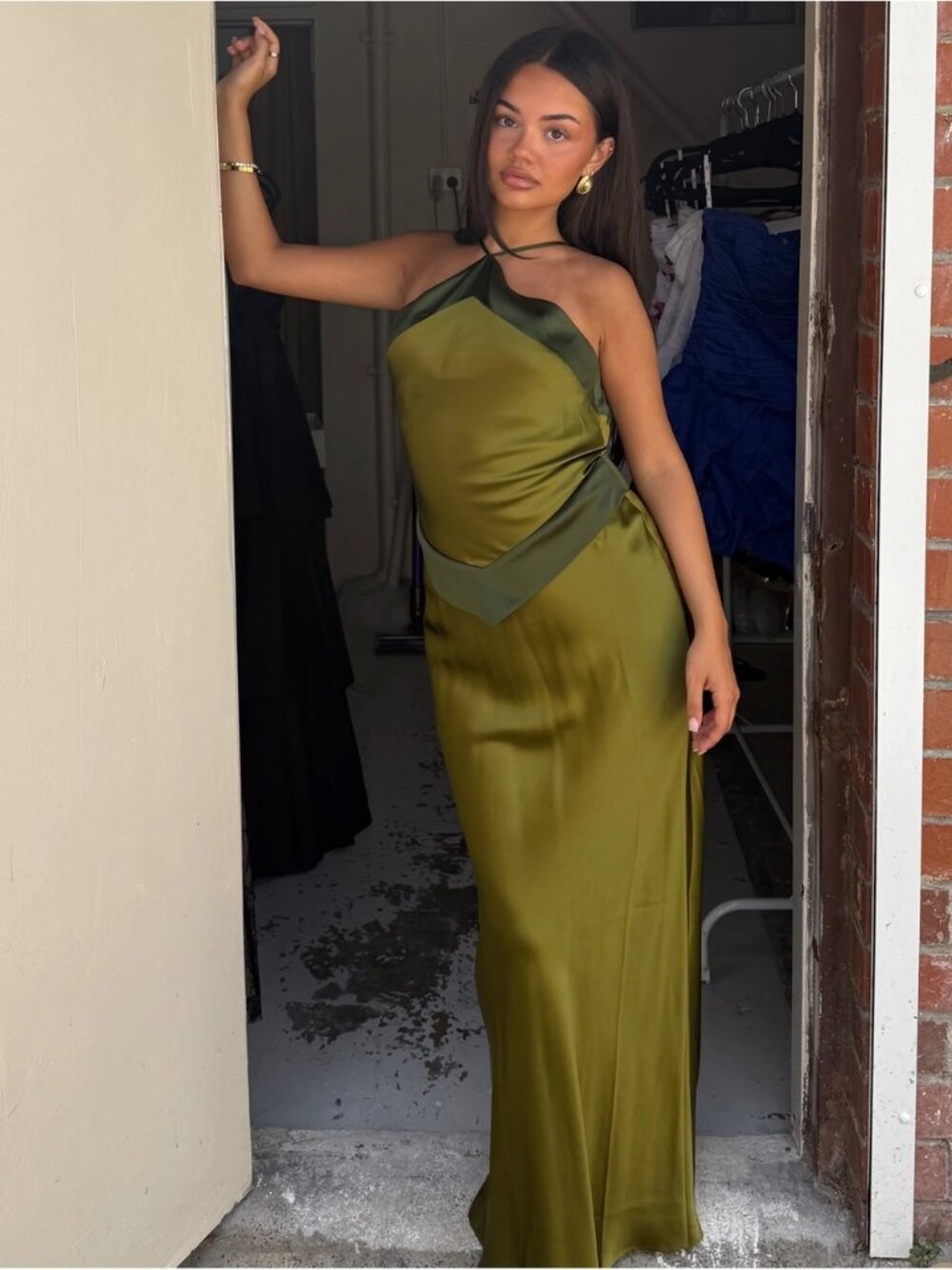 Reformation Jillian Silk Dress